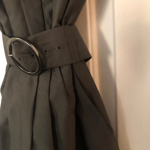 Beautiful Hugo Boss Wool/Silk Dress l Lined l Gray Silk - Picture 4 of 16